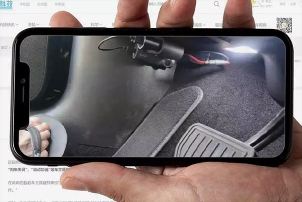مالکان خودروهای تسلا در چین برای پدال ترمز دوربین نصب می‌کنند